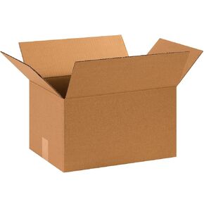 BOX USA 15 x 11 x 8 Corrugated Cardboard Boxes, Medium 15"L x 11"W x 8"H, Pack of 25 | Shipping, Packaging, Moving, Storage Box for Home or Business, Strong Wholesale Bulk Boxes