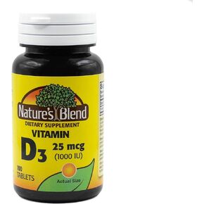 NAT B VIT D3 TB 1000IU 100 by Nature's Blend
