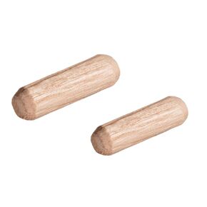 uxcell 6x20mm 8x30mm Wooden Dowel Pin Wood Kiln Dried Fluted Beveled Hardwood 200pcs