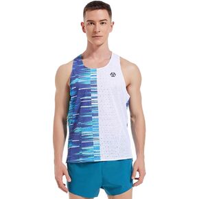 Marathon Tank Top Lightweight Running Singlet Shirt Dry Fit Workout Sleeveless T-Shirt