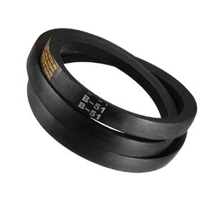 2Pcs B31 V-Belts - [31" Pitch Length x 0.3" Width x 0.2"Thickness] B-Section Rubber Drive Belt for Power Transmission Use, Black