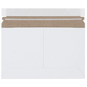 BOX USA BRM19SS Side Loading Flat Mailers, 9" x 6", White (Pack of 200)