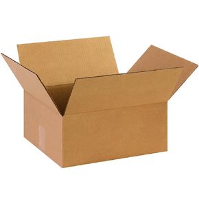 صناديق شحن BOX USA متعددة العمق 14 بوصة طول × 12 بوصة عرض × 6 بوصة ارتفاع، 25 عبوة | صندوق من الورق المقوى المموج للتعبئة والنقل والتخزين