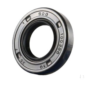 EAI Oil Seal 19mm X 35mm X 7mm TC Double Lip w/Spring. Metal Case w/Nitrile Rubber Coating