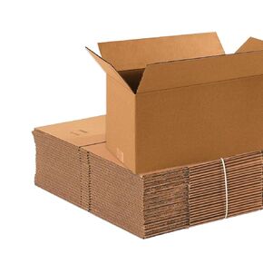 BOX USA 16 x 8 x 8 Corrugated Cardboard Boxes, Long 16"L x 8"W x 8"H, Pack of 25 | Shipping, Packaging, Moving, Storage Box for Home or Business, Strong Wholesale Bulk Boxes