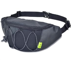 Lightweight Fanny Pack, Waist Bag Crossbody Sling Chest Waist Bum Sash Hip Bag Belt Bag with Adjustable Strap for Jogging Hiking hiker Walking Men & Women