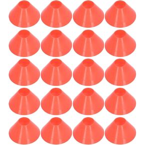 20PCS Soccer Mini Disc Cones Set, Football Training Markers PE Sports Training Disc Cone Set for Sports Training, Football, Basketball, Skating, Outdoor Games