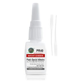 Plastic Glue,Plastic Adhesive, for bonding Between Plastic and Plastic, Plastic and Other Material. Instant Super Glue for Plastic, DIY Crafts, Tube, PVC, ABS, PBT, PS, PA, PC, PM, Nylon - 20g
