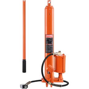 VEVOR Hydraulic Long Ram Jack, 8 Ton Engine Hoist Cylinder with Double Piston Pump and Clevis Base, Hydraulic Ram Cylinder for Engine Lift Hoists, Hydraulic Garage/Shop Cranes, Mechanical, Farm in Saudi Arabia