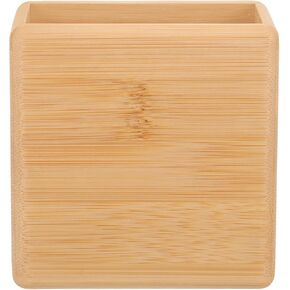 ABOOFAN Remote Control Wall Storage Box Cell Phone Stand Tv Mount Headphone Stand Controller Holder Phone Holder Tv Stand Remote Controller Rack Holder Bamboo Wood Hollow Out