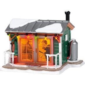 Department 56 Snow Village Home Sleet Home Fish Shack Limited Edition Lit Building, 3.98 Inch, Multicolor