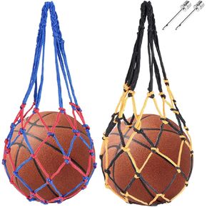 2pcs Mesh Bag with Needles, Durable Portable Single Ball Net Bag, Mesh Sports Equipment Bag for Sports Balls in Saudi Arabia
