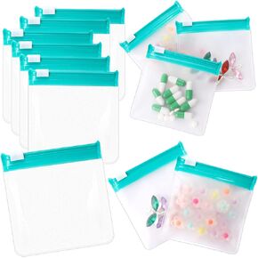 24 Pcs Travel Pill Packets Pill Pouch Bags Reusable Zippered Medicine Bag Set Self Sealing Clear Plastic Medicine Organizer with Slide Lock Monday to Sunday Pill Baggies for Pills Small Items Storage,