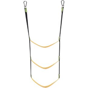 Marine Rope Ladder, 3 Step Boat Rope Ladders Portable Boat Ladder Removable Climbing Aider for Hunting, Fishing Boats, Inflatable Boat, Kayak, Motorboat, Canoeing