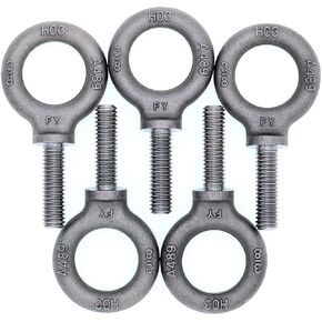 5 Pcs Lifting Shoulder Eye Bolts 3/8"-16 X 1-1/4"