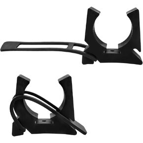 Boat Hook Holders, Rubber Push Pole Holder Quick Release Oar & Pole Holders with Modified Rubber Strap, Spring Clips Boat Paddle Holder Fit for Gaff, Anchor Pole, Oar, Paddle, Push Pole, 2 Pack