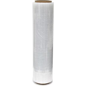 Single Original Roll Clear Plastic Film Pallet Shrink Wrap 18" x 1500 sq. ft. (SW181C)