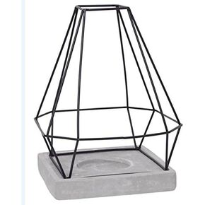 Hosley Geo Metal Decor LED Candle Holder Lantern 11 Inches High Mid Century Modern Ideal GIFT for Weddings Farmhouse Parties Special Events Spa Aromatherapy Votive Tealight Gardens O9