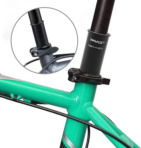 Bike SeatPost Adapter Shim, 25.4/27.2/28.6/30.4/30.8/31.6/33.9/34.9mm, 60mm Length Bicycle Seat Post Tube Adapter, Seatpost Reducing Sleeve Shim for Mountain Bike,Road Bike,MTB,BMX in Saudi Arabia