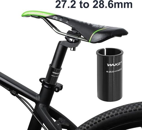 Bike SeatPost Adapter Shim, 25.4/27.2/28.6/30.4/30.8/31.6/33.9/34.9mm, 60mm Length Bicycle Seat Post Tube Adapter, Seatpost Reducing Sleeve Shim for Mountain Bike,Road Bike,MTB,BMX in Saudi Arabia
