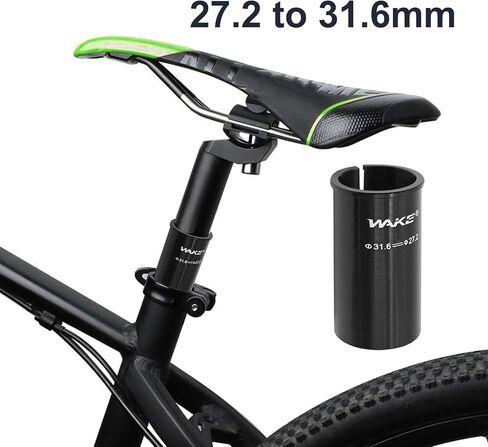 Bike SeatPost Adapter Shim, 25.4/27.2/28.6/30.4/30.8/31.6/33.9/34.9mm, 60mm Length Bicycle Seat Post Tube Adapter, Seatpost Reducing Sleeve Shim for Mountain Bike,Road Bike,MTB,BMX in Saudi Arabia
