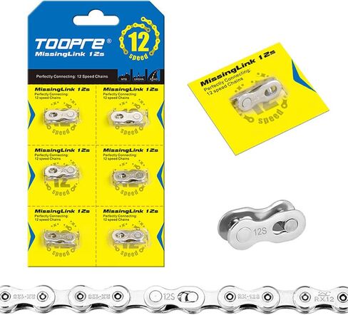 JFOYH 6 Pairs Bike Quick Link Bicycle Missing Link for KMC and other 11 Speed chain, Silver in Kuwait