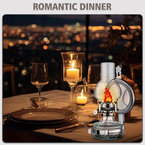 2 Pack Large Wall Kerosene Lamp Lantern Rustic Chamber Oil Lamps for Indoor Use Wall Mounted Oil Lamp for Indoor Use Vintage Glass Clear Hurricane Lantern in Saudi Arabia