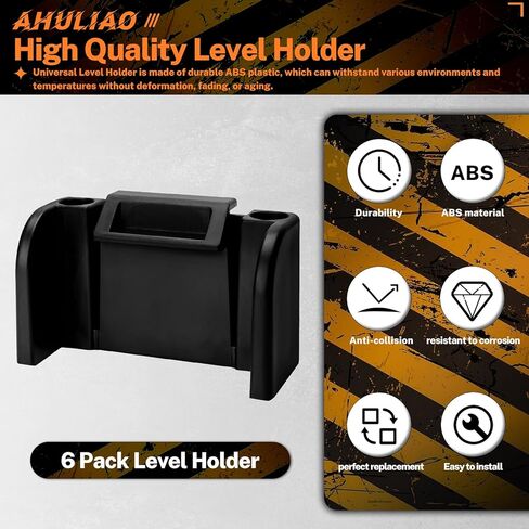 حامل مستوى عالمي، حامل مستوى قفل يناسب ميلووكي، ومستوى ديوالت وجميع العلامات التجارية للمستوى - 6 عبوات in Kuwait