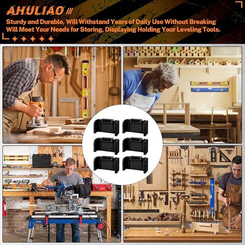 حامل مستوى عالمي، حامل مستوى قفل يناسب ميلووكي، ومستوى ديوالت وجميع العلامات التجارية للمستوى - 6 عبوات in Kuwait