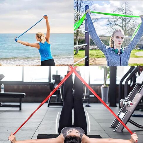 عصابات المقاومة ممارسة العصابات تجريب العصابات المرنة العصابات تمتد العصابات العلاج الطبيعي التوتر العصابات اللياقة البدنية للنساء العمل خارج اليوغا 5 حزمة in Kuwait