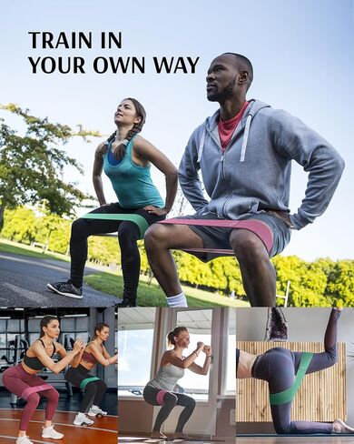 SOZZY Resistance Bands for Working Out, Fabric Booty Bands Non-Slip, Durable and Comfortable, Upgraded 2.0 for All Training Purposes, Full Body Shape for Women Men in Saudi Arabia