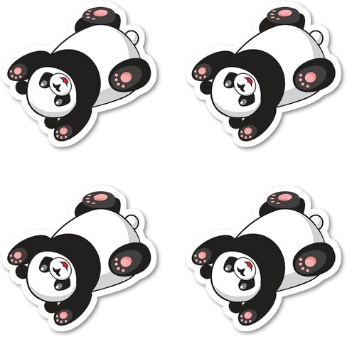 Panda Sticker Cute Panda Stickers - Laptop Stickers - 2.5 Inches Vinyl Decal - Laptop, Phone, Tablet Vinyl Decal Sticker S214564 in Saudi Arabia