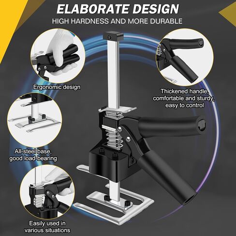 Labor Saving Arm Jack 2 Packs, 12-inch Tool Lift, Drywall Hand Lift for Wall Tile and Positioning Aid, Multi-Function Cabinet Board Lifter, Men's Labor-Saving in Saudi Arabia