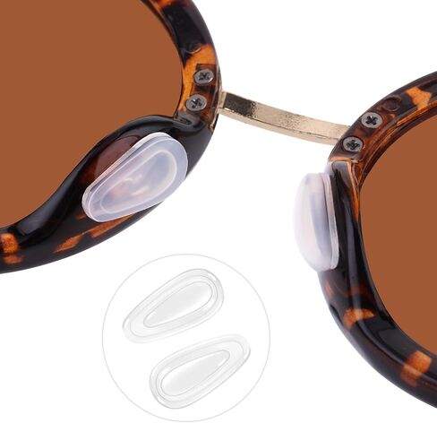 12 Pairs Soft Silicone Adhesive Glasses Nose Pad, Eyeglass Nose Pads Self Adhesive Glasses Nose Pad Anti Slip Glasses Nose Grips with Air Bag, Air Chamber for Sunglasses Eyeglasses Reading Glasses in Saudi Arabia