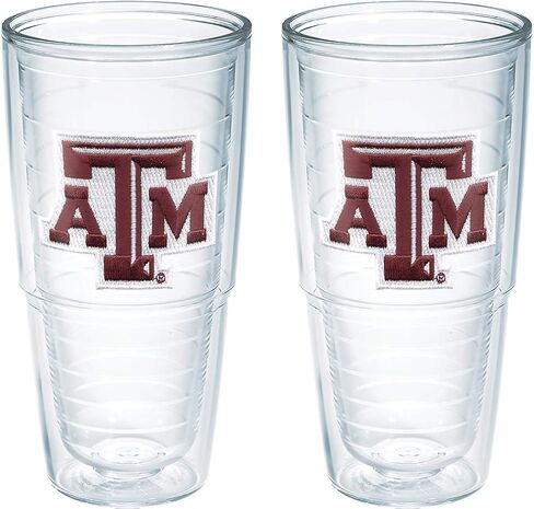 Tervis Made in USA Double Walled Texas A&M University Aggies Insulated Tumbler Cup Keeps Drinks Cold & Hot, 24oz, Tradition in Saudi Arabia