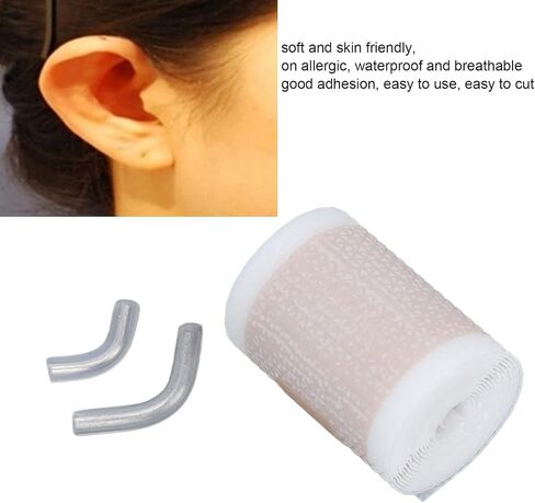 Aesthetic Corrector for Protruding Ear Newborn Ear Aesthetic Corrector Corrector for Protruding Ear Baby Ear Corrector Auricle Silicone Correction Patch Skin Friendly Comfortable Baby Gel Ear Tape in Saudi Arabia