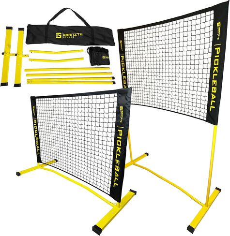 Mini Pickleball Net 4 ft. Pickleball Dink Training Rebounder Net, Fully Adjustable and Regulation Height, Quick Set Up Design, Lightweight and Durable, Weatherproof in Saudi Arabia