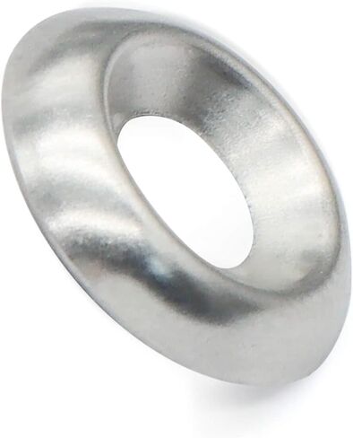 غسالات Wulankd #8 ذات لمسة نهائية غاطسة، درجة SS 18-8/304 من الفولاذ المقاوم للصدأ، 100 قطعة in Kuwait