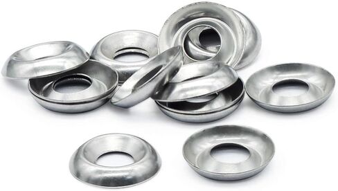 غسالات Wulankd #8 ذات لمسة نهائية غاطسة، درجة SS 18-8/304 من الفولاذ المقاوم للصدأ، 100 قطعة in Kuwait