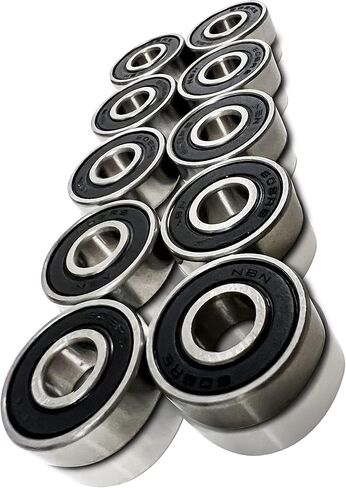 مجموعة مكونة من 10 قطع من محامل ألواح التزلج الفاخرة المصنوعة من المطاط المزدوج، وسرعة قصوى ودقة عالية، ومحامل تزلج دوارة، و608 تزلج مضمن، وعجلات تزلج طويلة احترافية zz Roller Skateboard in Kuwait