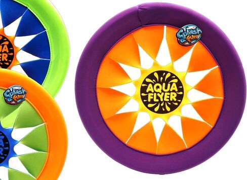 JA-RU Soft & Safe Frisbee Throwing Disc Splash Fun Aqua Flyer 12" (1 Disc Assorted) Flying Discs for Kids & Adult Girl & Boy Toys. Fidget Party Favors Outdoor Family Game Easy & Professional. 1031-1 in Saudi Arabia