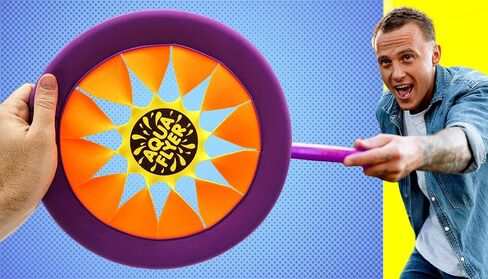 JA-RU Soft & Safe Frisbee Throwing Disc Splash Fun Aqua Flyer 12" (1 Disc Assorted) Flying Discs for Kids & Adult Girl & Boy Toys. Fidget Party Favors Outdoor Family Game Easy & Professional. 1031-1 in Saudi Arabia