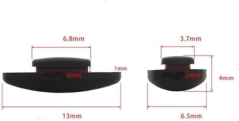 4 Pairs Nose Pads Replacement Repair Parts Clear Pads for Costa South Point,Flagler,Ponce,Fernandina,Shipmaster,Wader,Peli; for Oakley Cartridge,Spindle,Latch Key,Diecutter,Latch Alpha,Lugplate also in Saudi Arabia