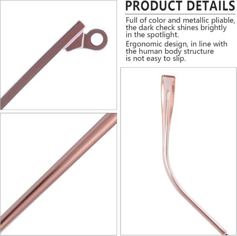 زوج واحد من أذرع استبدال النظارات المعدنية، استبدال ذراع أرجل النظارات العالمية - أرجل أذرع النظارات، براغي، غسالات لولبية، هيكل بديل للنظارات المعدنية لإصلاح النظارات in Kuwait