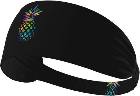 Black and Gold Swirl Liquid Ink Marble Workout Headbands Fashion Sports Sweatbands Yoga Hairbands for Fitness Athletic Non Slip Wicking Headscarf for Men Womens Girls Summer Accessories Elastic Bands in Saudi Arabia