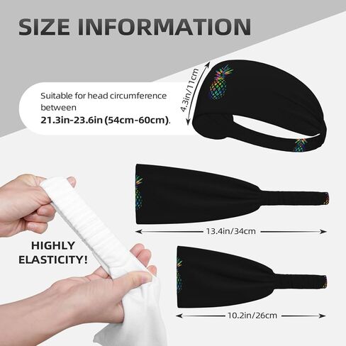 Black and Gold Swirl Liquid Ink Marble Workout Headbands Fashion Sports Sweatbands Yoga Hairbands for Fitness Athletic Non Slip Wicking Headscarf for Men Womens Girls Summer Accessories Elastic Bands in Saudi Arabia