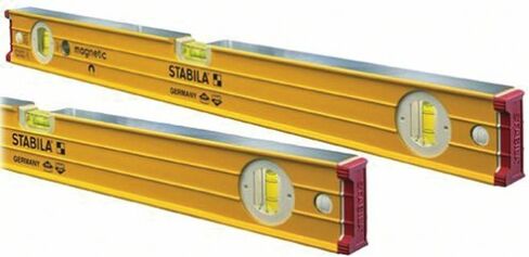 Stabila 38532 Magnetic Jamber Set (38678-78-Inch & 38632-32-Inch), High Strength Frame, Accuracy Certified Professional Level, Yellow, Pack of 1 in Saudi Arabia
