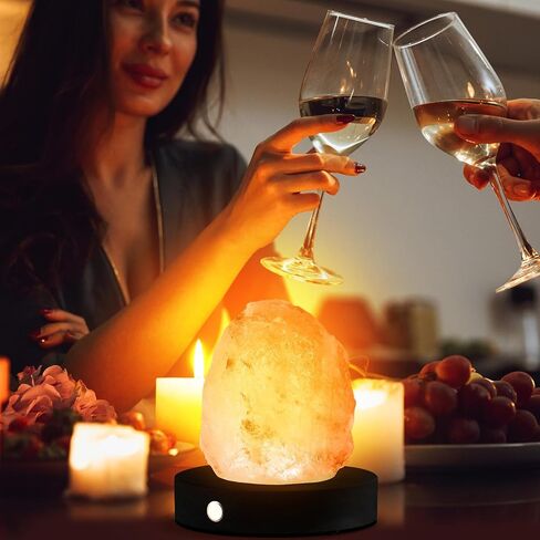 مجموعتان من قاعدة LED سوداء قابلة لإعادة الشحن وشاشة عرض كريستالية وقاعدة إضاءة LED خشبية و16 وضع إضاءة مع أجهزة تحكم عن بعد وكابلات شحن USB وحامل عرض مضاء لفن الزجاج الكريستالي in Kuwait