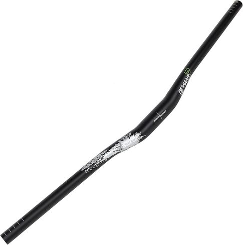 Satori DEVIANT Flat Riser Handlebar for MTB Mountain Bike Downhill & Enduro Bicycle AL7050 Aluminum Alloy 7 Degree Sweep 31.8mm Clamp - Rise 10mm - Width 720mm in Saudi Arabia