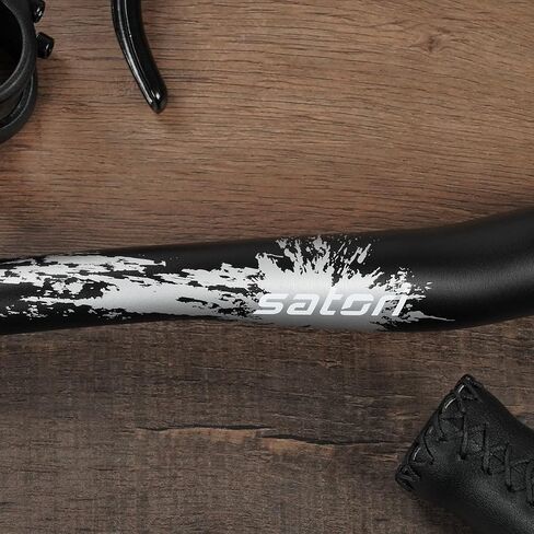 Satori DEVIANT Flat Riser Handlebar for MTB Mountain Bike Downhill & Enduro Bicycle AL7050 Aluminum Alloy 7 Degree Sweep 31.8mm Clamp - Rise 10mm - Width 720mm in Saudi Arabia